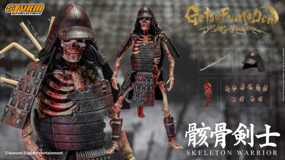Pre-Order - Getsu Fuma Den: Undying Moon Skeleton Warrior 1/12 Scale Figure Two-Pack