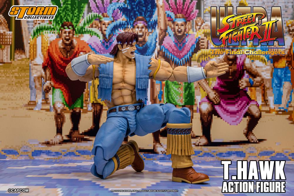 PRE-ORDER - Ultra Street Fighter II: The Final Challengers T. Hawk 1/12 Scale Action Figure