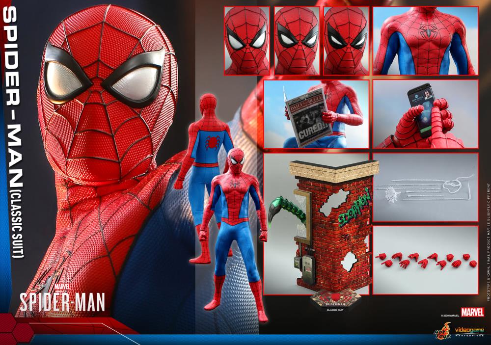 Marvel's Spider-Man VGM48 Spider-Man (Classic Suit) 1/6th scale Collectible Figure