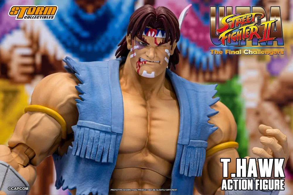 PRE-ORDER - Ultra Street Fighter II: The Final Challengers T. Hawk 1/12 Scale Action Figure