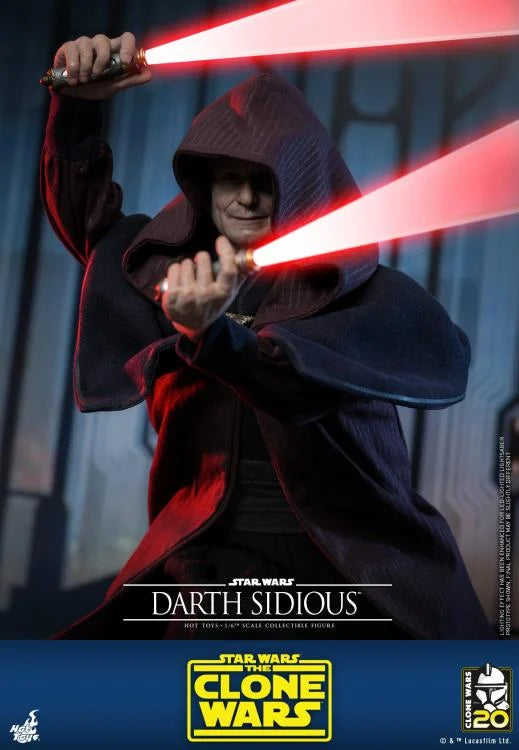 Star Wars: The Clone Wars TMS102 Darth Sidious 1/6th Scale Collectible Figure