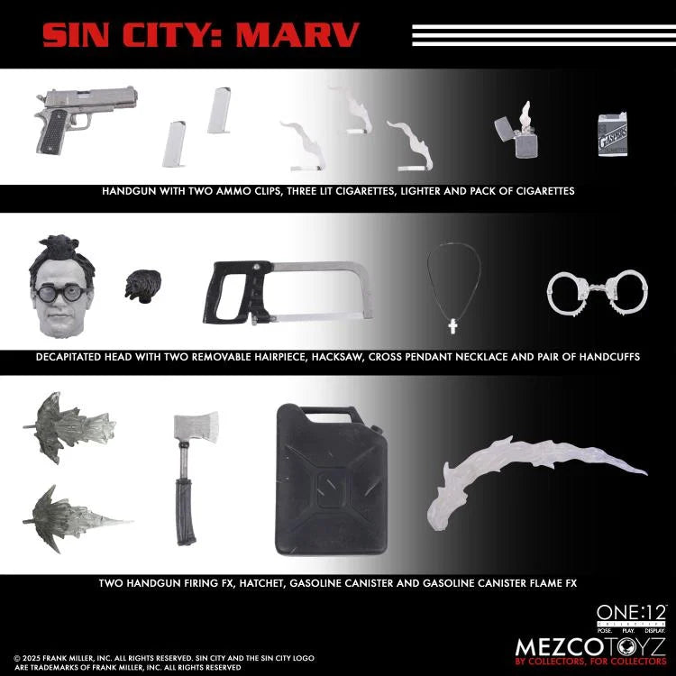 Pre-Order: Sin City One:12 Collective Marv Action Figure