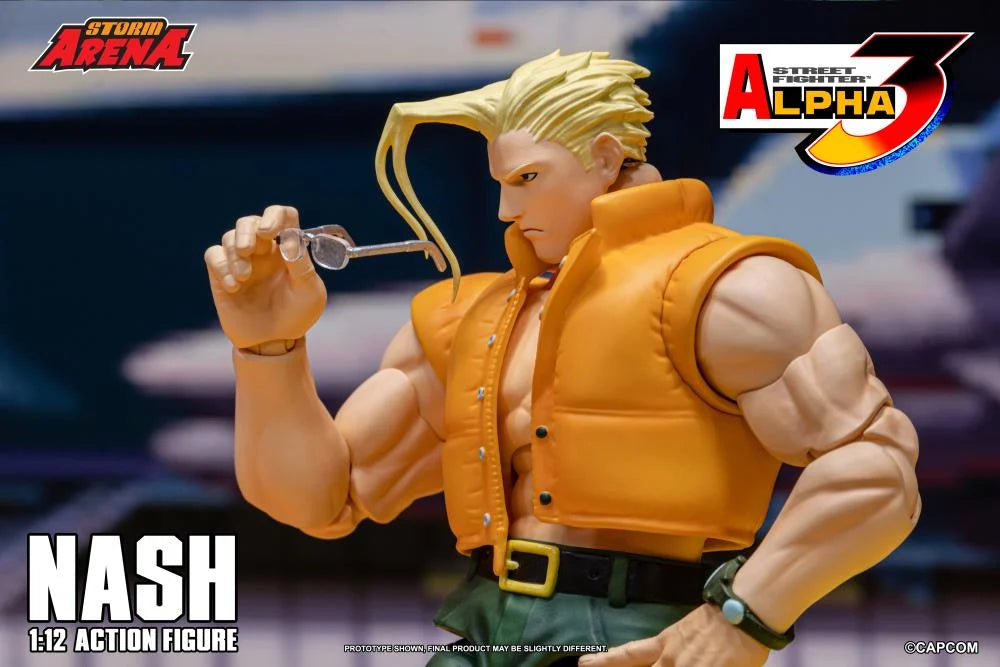 Pre-Order - Street Fighter Alpha 3 Storm Arena Nash 1/12 Scale Action Figure