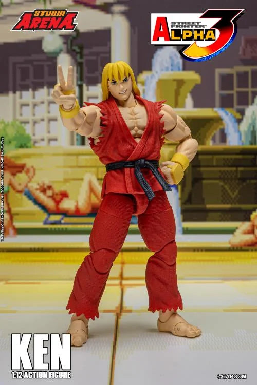 Pre-Order - Street Fighter Alpha 3 Storm Arena Ken 1/12 Scale Action Figure