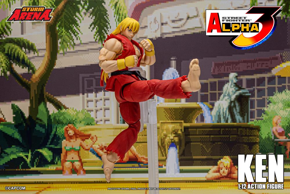 Pre-Order - Street Fighter Alpha 3 Storm Arena Ken 1/12 Scale Action Figure