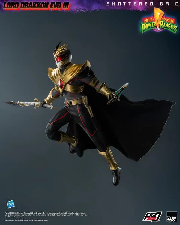PRE-ORDER - Mighty Morphin Power Rangers: Shattered Grid FigZero Lord Drakkon (Evo III Ver.) 1/6 Scale Action Figure