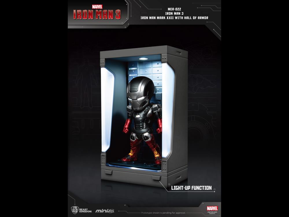 Iron Man 3 Mini Egg Attack MEA-022 Iron Man Mark XXII With Hall of Armor