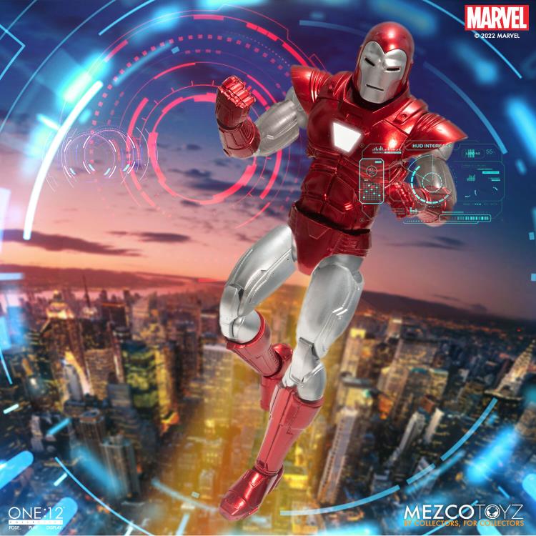 PRE-ORDER - Marvel Comics One:12 Collective Iron Man (Silver Centurion)