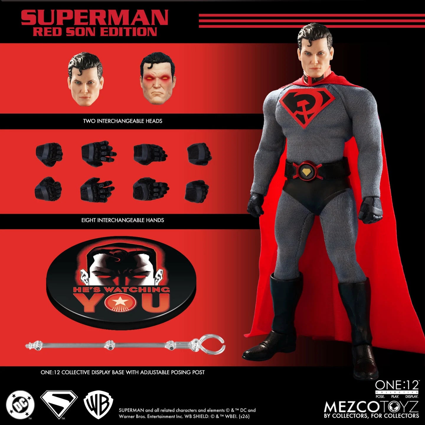 Pre-Order - Superman: Red Son One:12 Collective Superman Action Figure