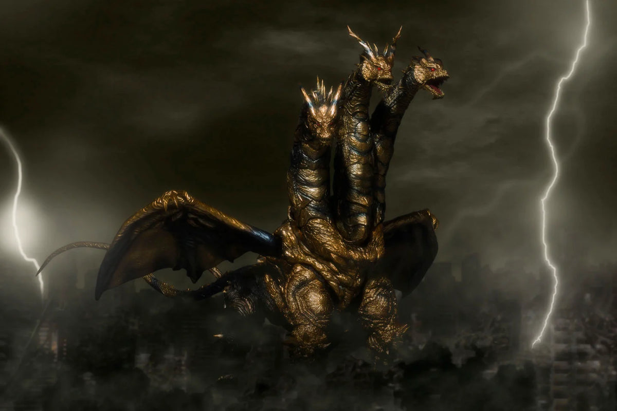Pre-Order - Godzilla: Final Wars (2004) S.H.MonsterArts Keizer Ghidorah Action Figure
