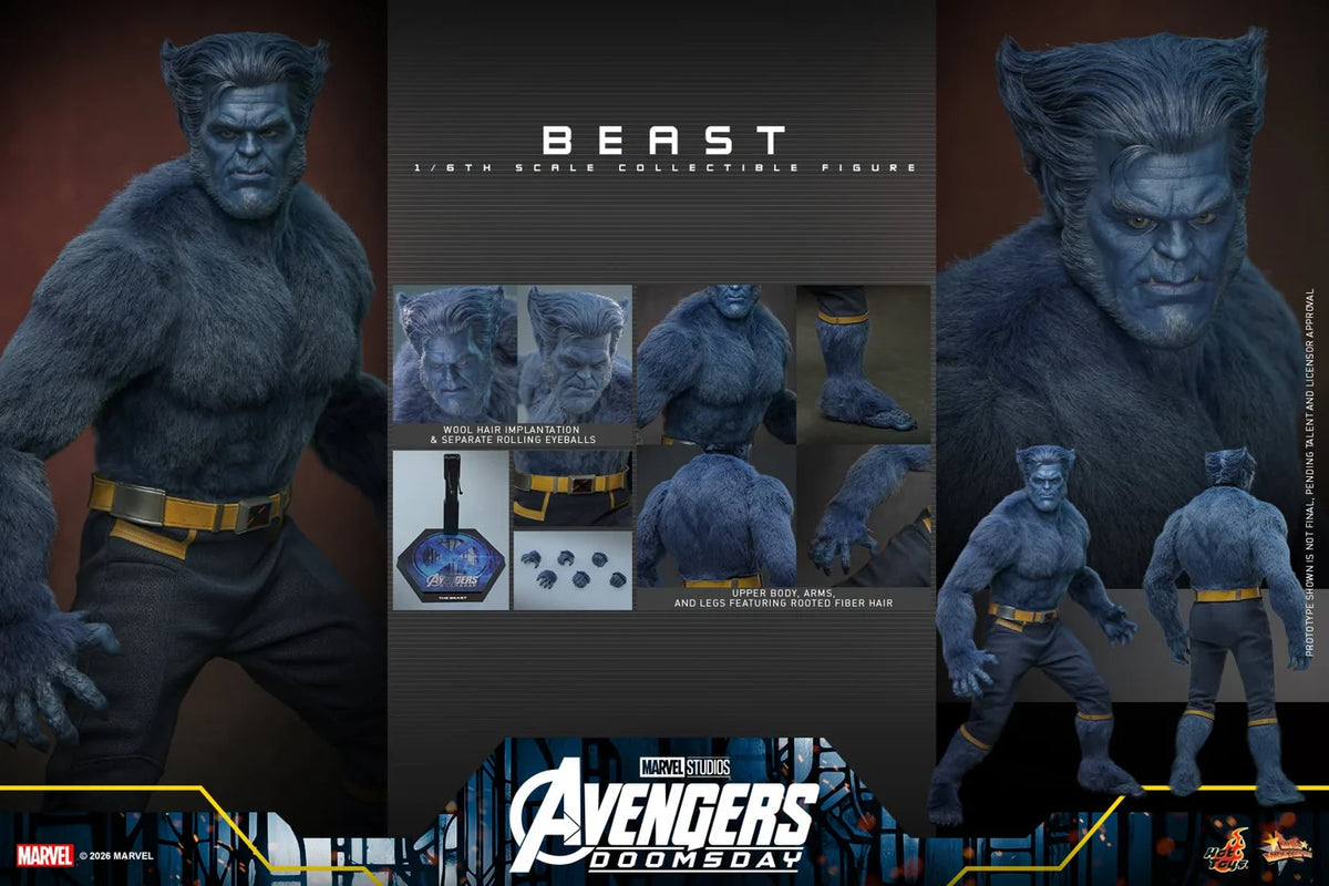 Pre-Order - Avengers: Doomsday MMS920 Beast 1/6th Scale Collectible Figure