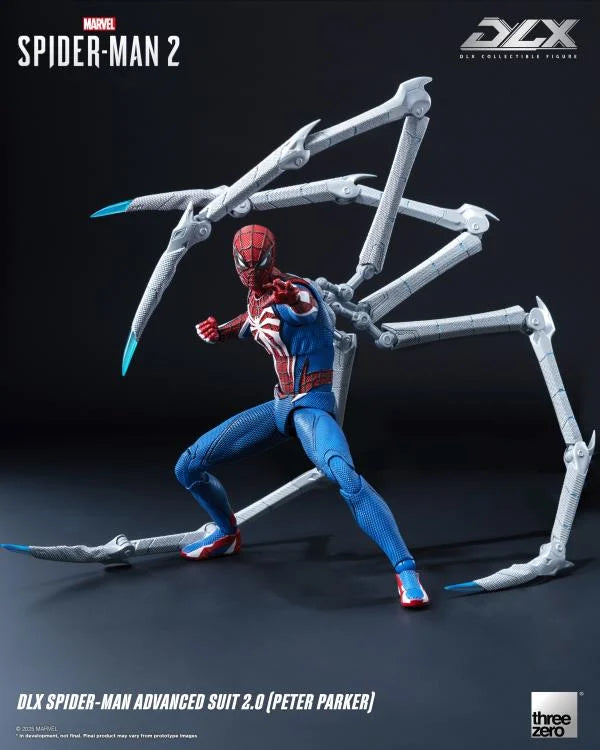 PRE-ORDER - Marvel's Spider-Man 2 DLX Spider-Man Advanced Suit 2.0 (Peter Parker) Action Figure