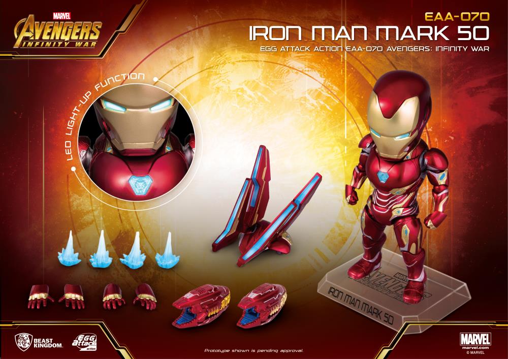 Avengers: Infinity War Egg Attack Action EAA-070 Iron Man Mark L