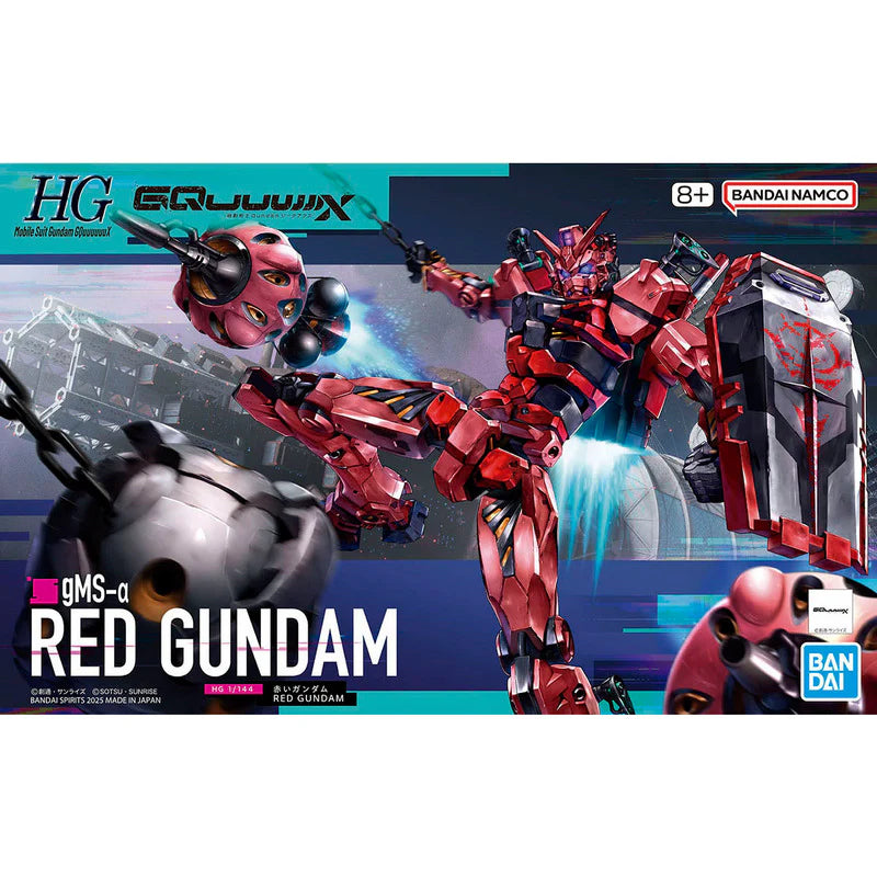 Mobile Suit Gundam GQuuuuuuX HGGQ gMS-α Red Gundam 1/144 Scale Model Kit #4