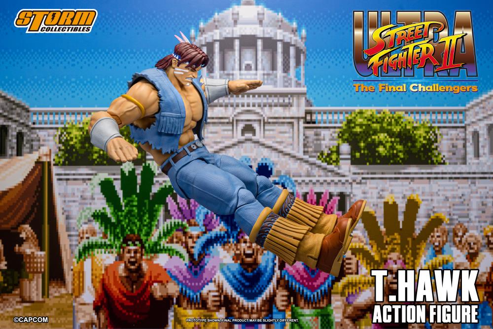 PRE-ORDER - Ultra Street Fighter II: The Final Challengers T. Hawk 1/12 Scale Action Figure