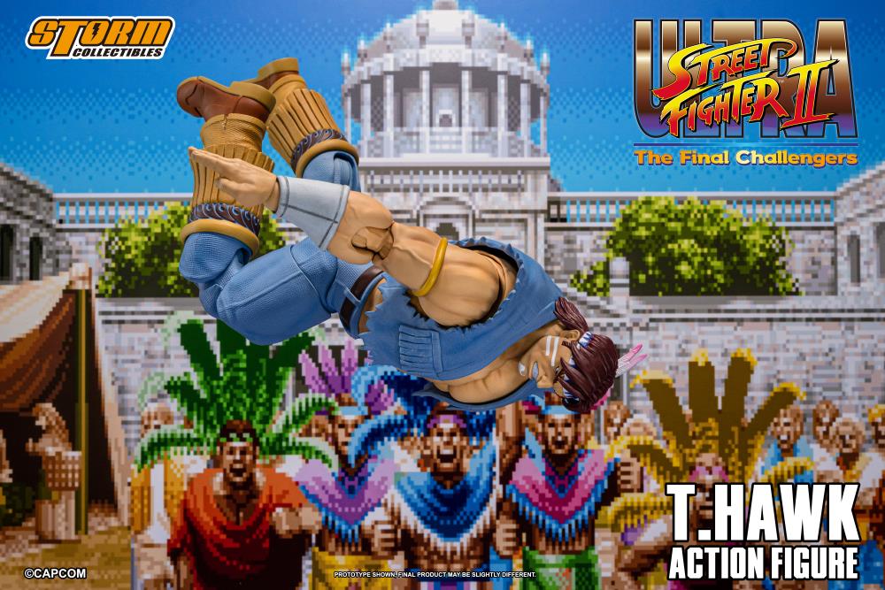 PRE-ORDER - Ultra Street Fighter II: The Final Challengers T. Hawk 1/12 Scale Action Figure