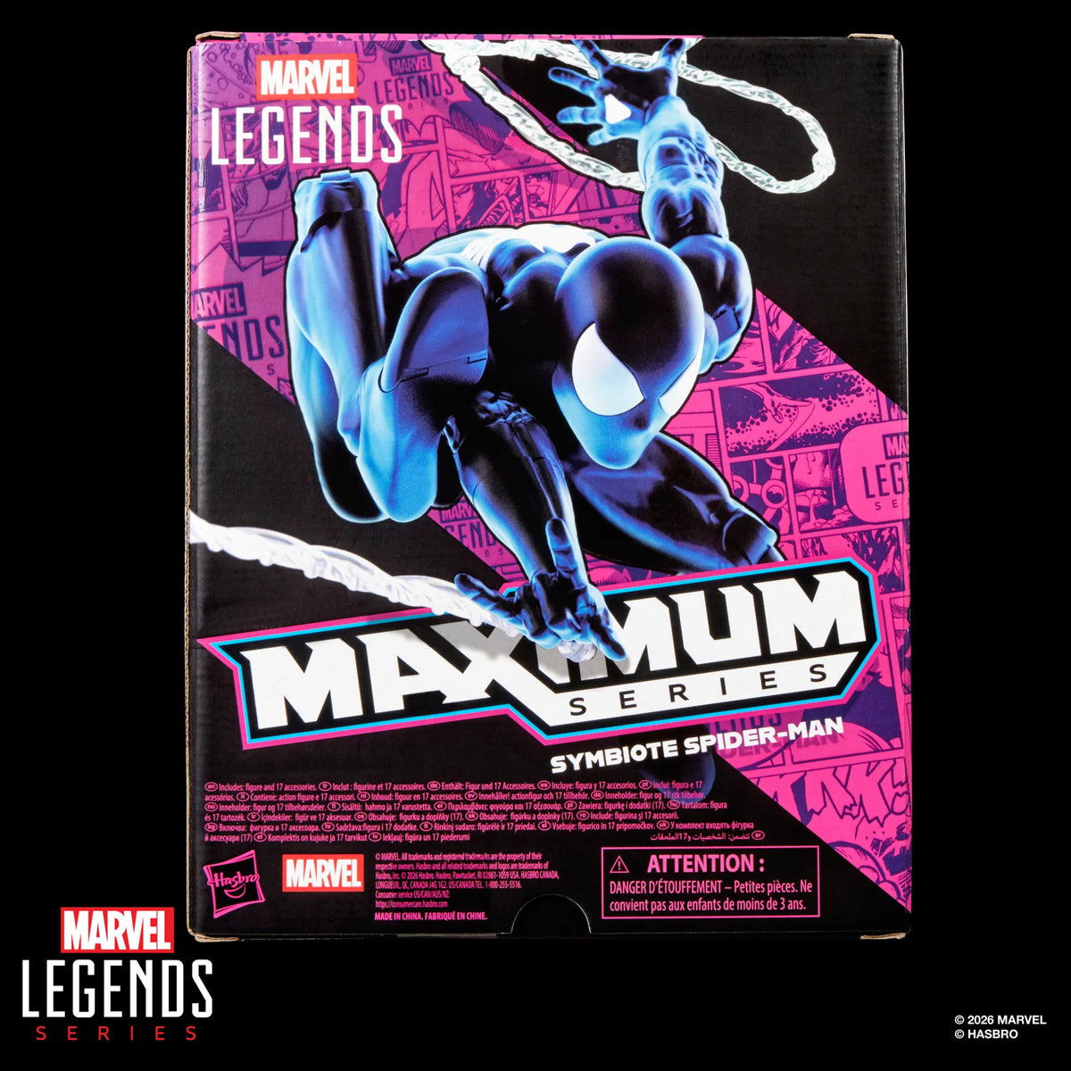 Marvel Legends Maximum Series Spider-Man (Symbiote) Action Figure