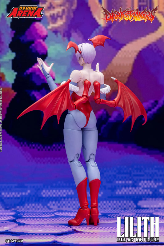 Pre-Order:: Darkstalkers Storm Arena Lilith 1/12 Scale Action Figure