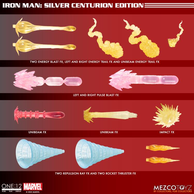 PRE-ORDER - Marvel Comics One:12 Collective Iron Man (Silver Centurion)