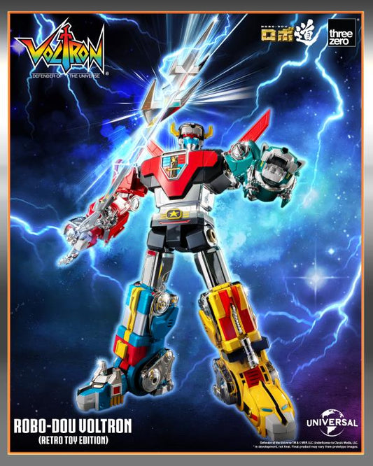 PRE-ORDER - Voltron: Defender of the Universe ROBO-DOU Voltron (Retro Toy Edition) Action Figure