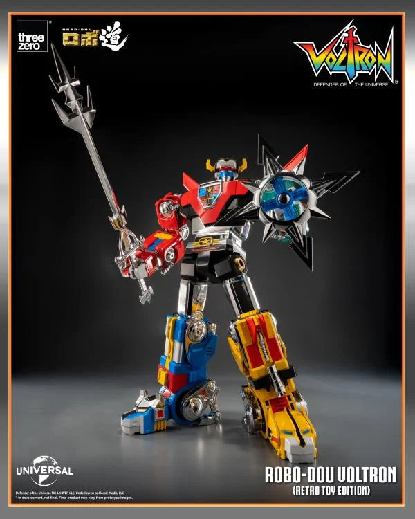 PRE-ORDER - Voltron: Defender of the Universe ROBO-DOU Voltron (Retro Toy Edition) Action Figure