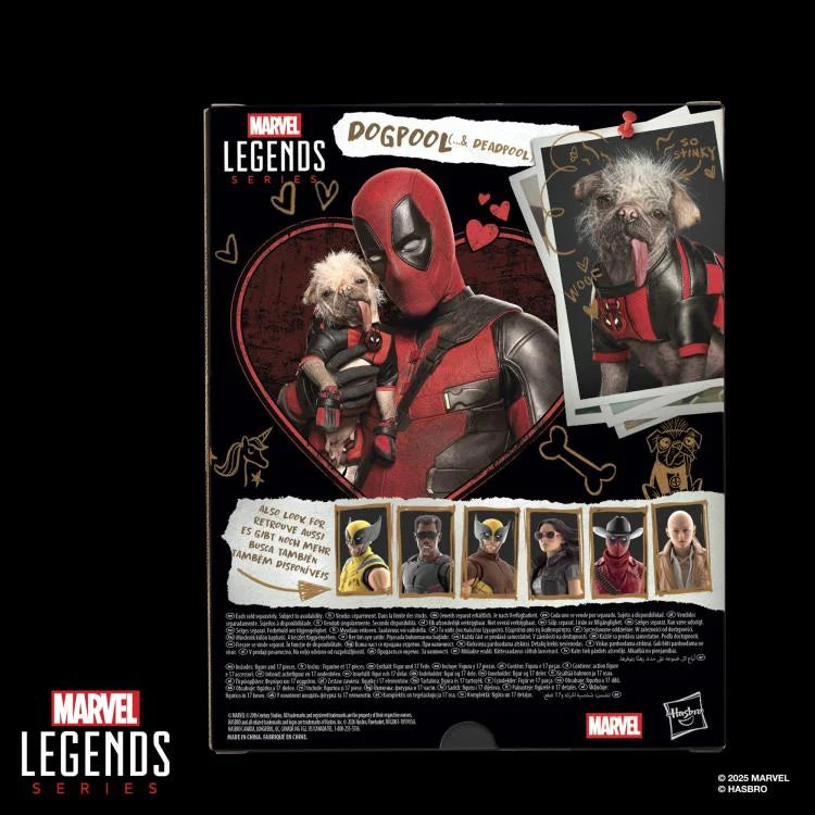 Deadpool & Wolverine Marvel Legends Deluxe Deadpool Action Figure with Dogpool