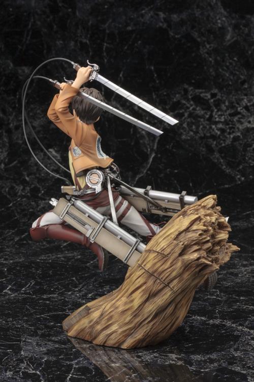 Attack on Titan ArtFX J Eren Yeager Figure (Renewal Package Ver.) 1/8 Scale