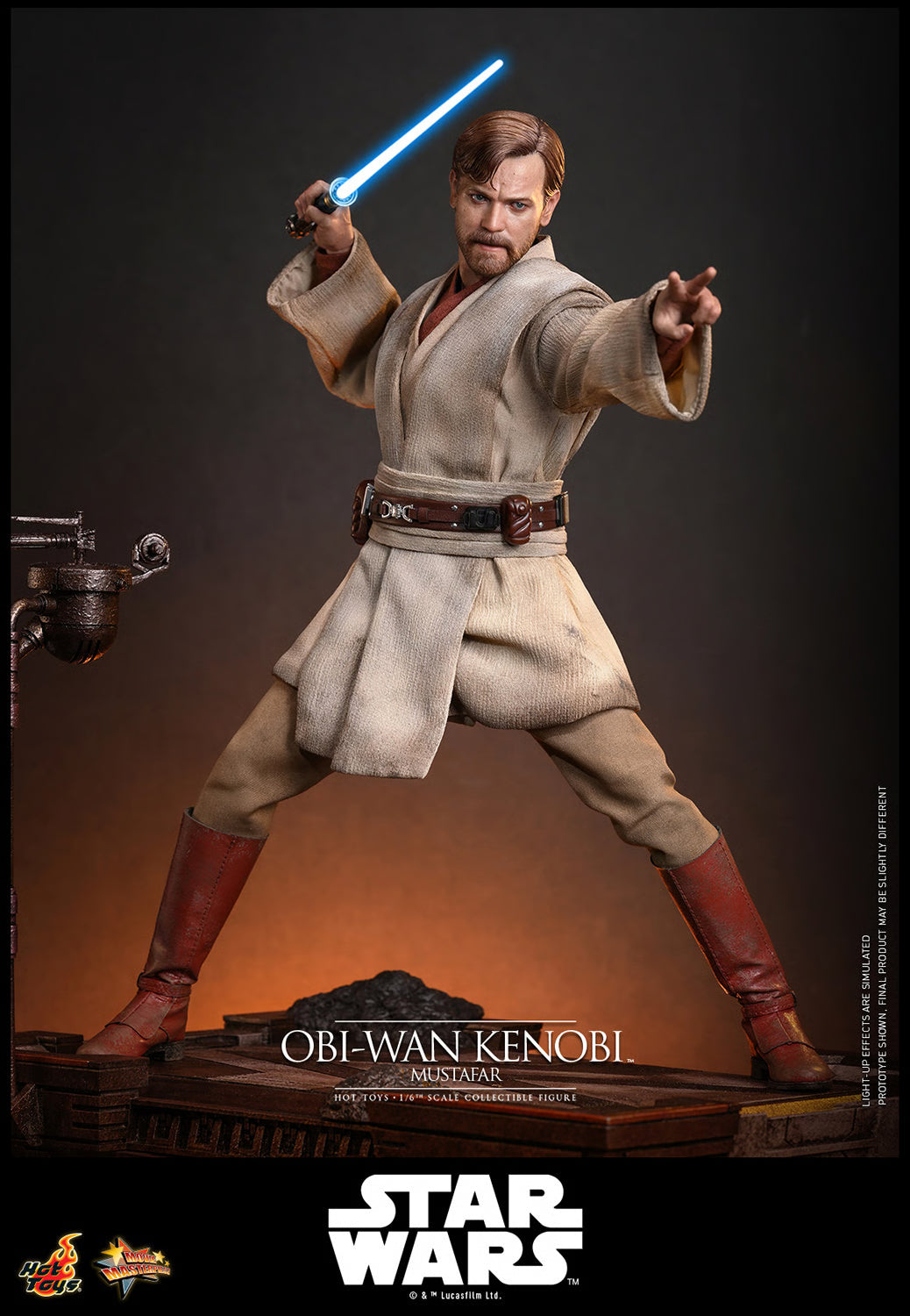 Pre-Order: MMS843 Star Wars: Revenge of the Sith - Obi-Wan Kenobi (Mustafar)