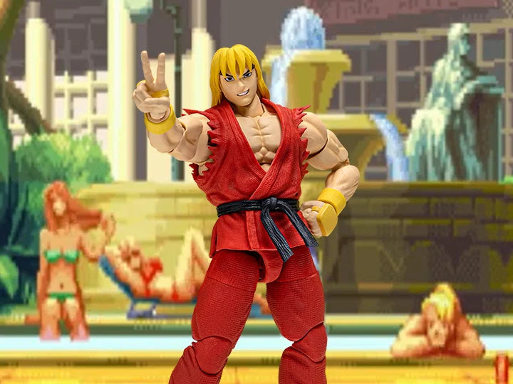 Street Fighter Alpha 3 Storm Arena Ken 1/12 Scale Action Figure Street Fighter Alpha 3 Storm Arena Ken 1/12 Scale Action Figure