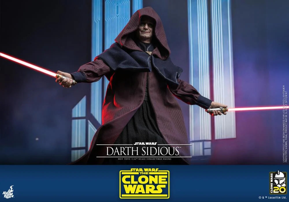 Star Wars: The Clone Wars TMS102 Darth Sidious 1/6th Scale Collectible Figure