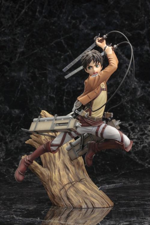 Attack on Titan ArtFX J Eren Yeager Figure (Renewal Package Ver.) 1/8 Scale