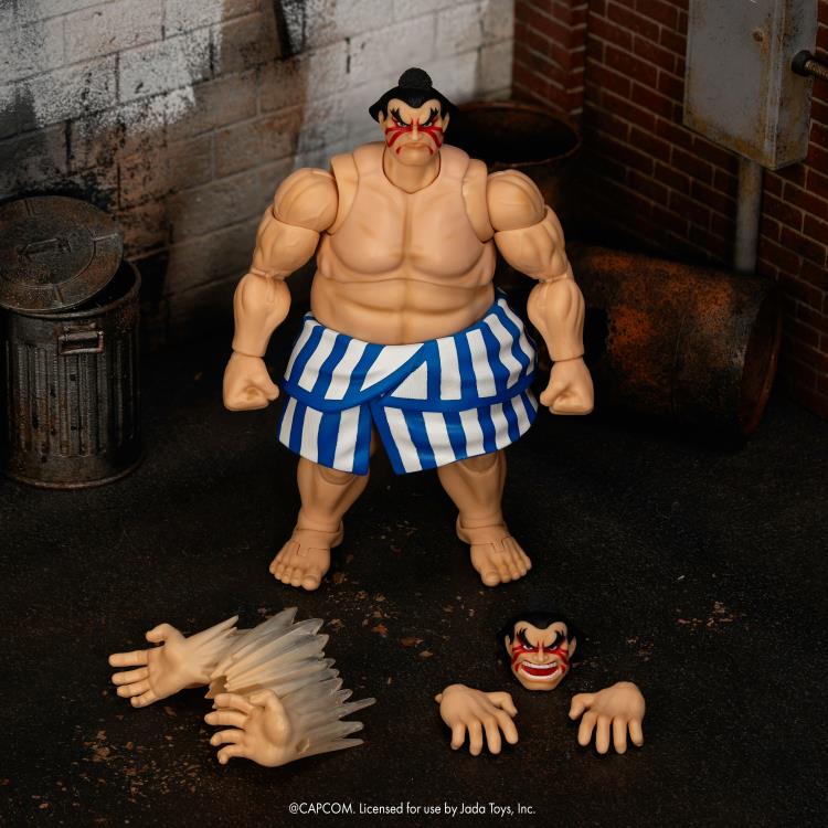 Pre-Order: Ultra Street Fighter II: The Final Challengers E. Honda (Deluxe Ver.) 1/12 Scale Action Figure
