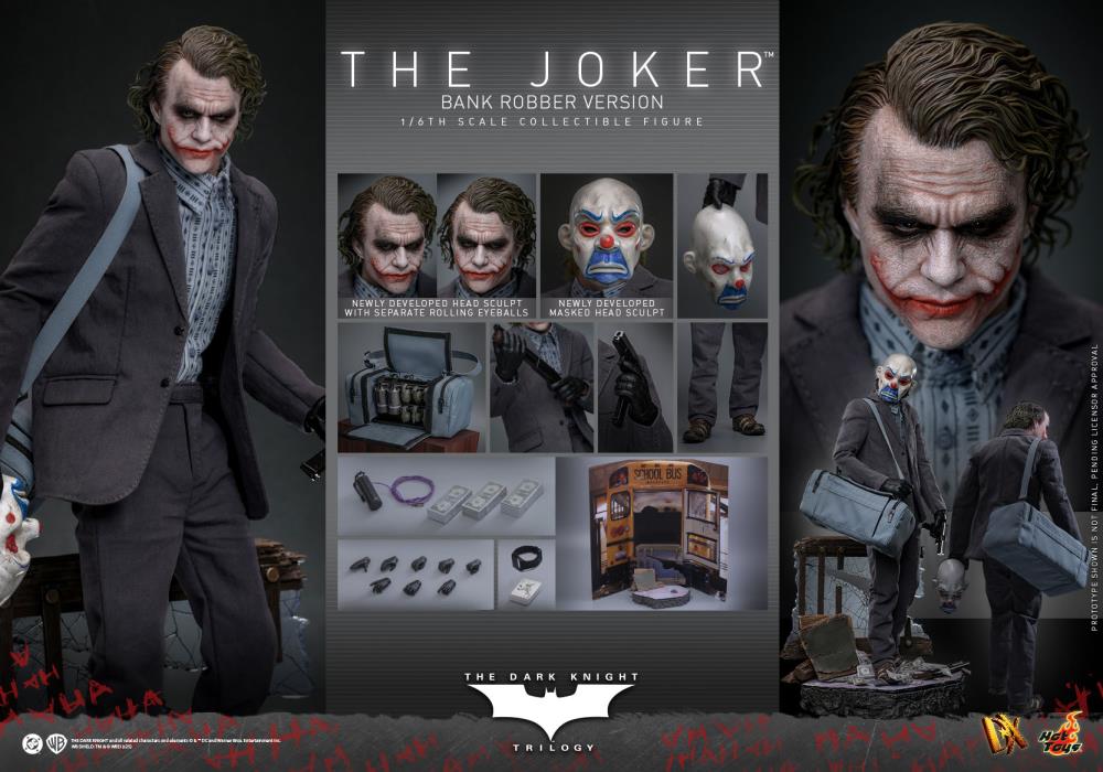 Pre-Order - The Dark Knight DX50 The Joker (Bank Robber Ver.) 1/6th Scale Collectible Figure
