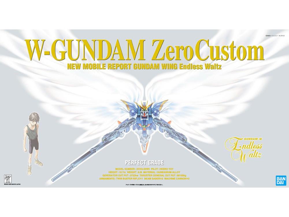 Gundam Wing: Endless Waltz PG Wing Gundam Zero Custom 1/60 Scale Model Kit