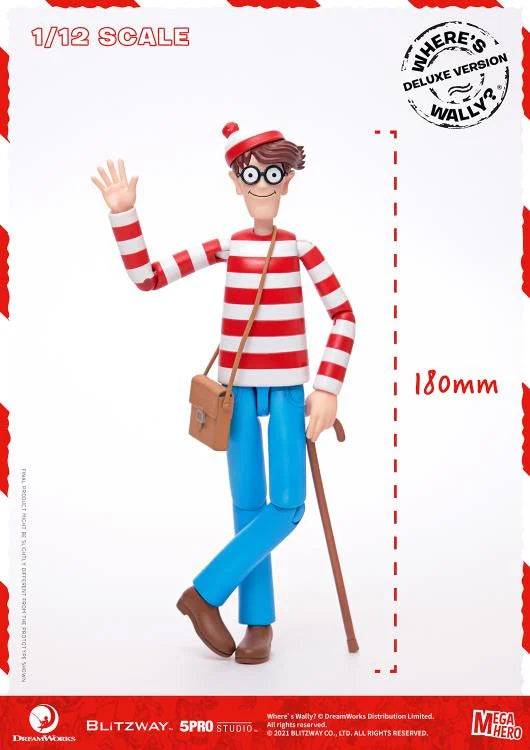 Where's Waldo? MEGAHERO Waldo 1/12 Scale Deluxe Figure