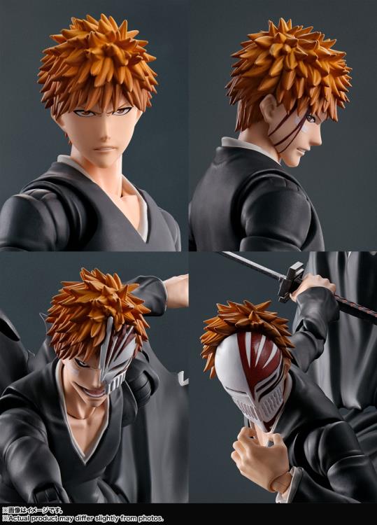 Bleach S.H.Figuarts Ichigo Kurosaki (Getsugatensho Ver.) Action Figure