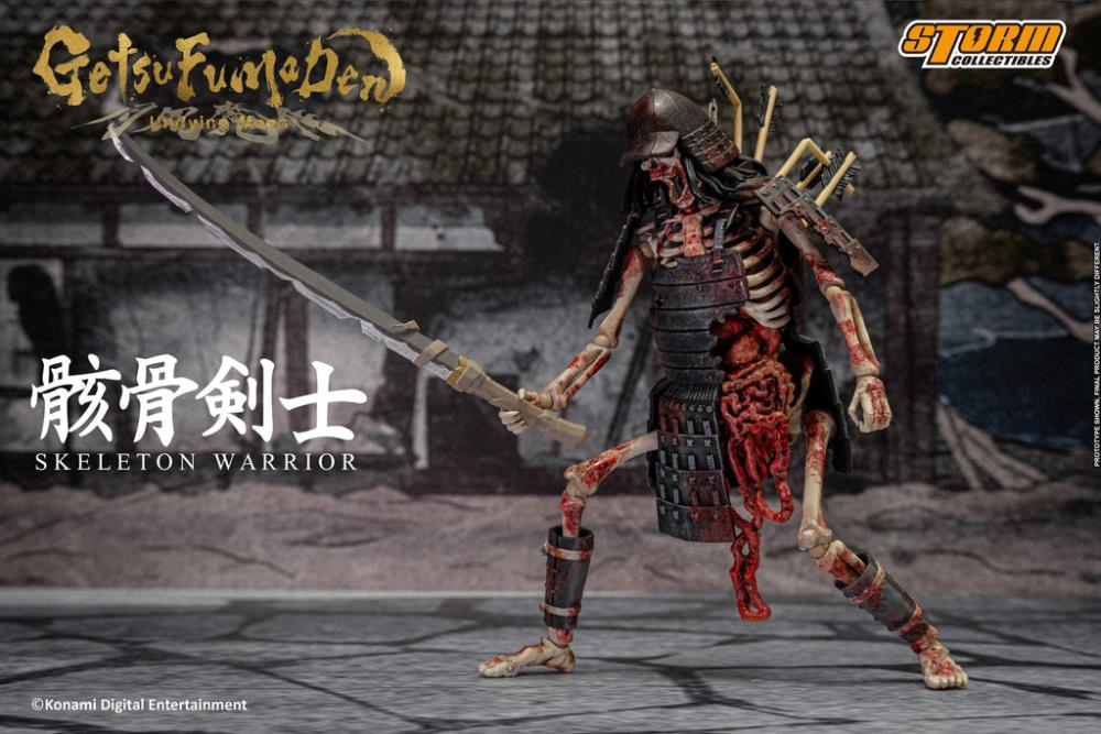 Pre-Order - Getsu Fuma Den: Undying Moon Skeleton Warrior 1/12 Scale Figure Two-Pack