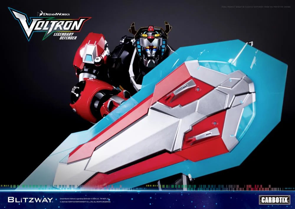 PRE-ORDER - Voltron: Legendary Defender Carbotix 10th Anniversary Voltron (Standard Edition Ver.) Action Figure