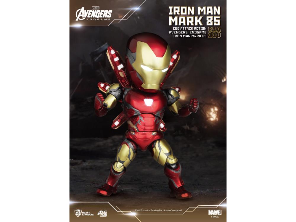 Avengers: Endgame Egg Attack Action EAA-110 Iron Man Mark-85