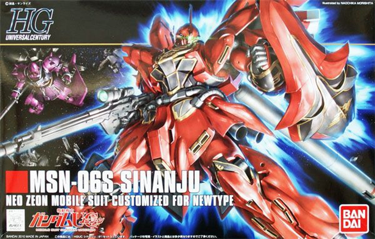 Mobile Suit Gundam Unicorn HGUC MSN-06S Sinanju 1/144 Scale Model Kit
