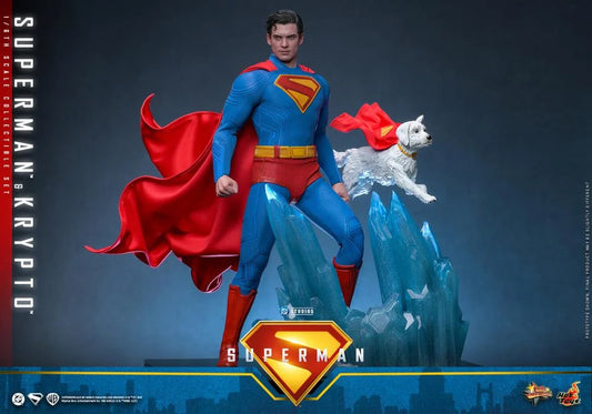 PRE-ORDER - Superman (2025) MMS812 Superman & Krypto 1/6th Scale Collectible Figure Set