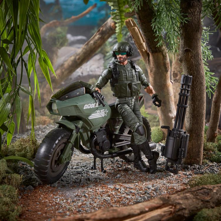 G.I. Joe Classified Series Special Missions: Cobra Island Alvin “Breaker” Kinney Figure with RAM Cycle Exclusive