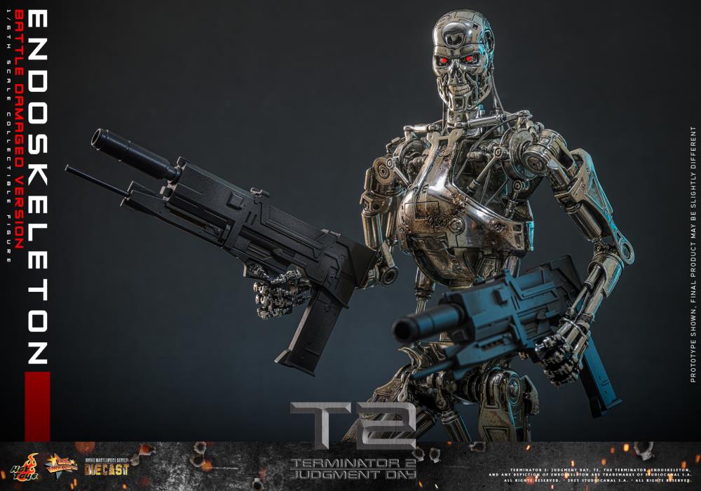 Pre-Order - Terminator 2: Judgement Day MMS840D77 Endoskeleton (Battle Damaged Ver.) 1/6th Scale Collectible Figure