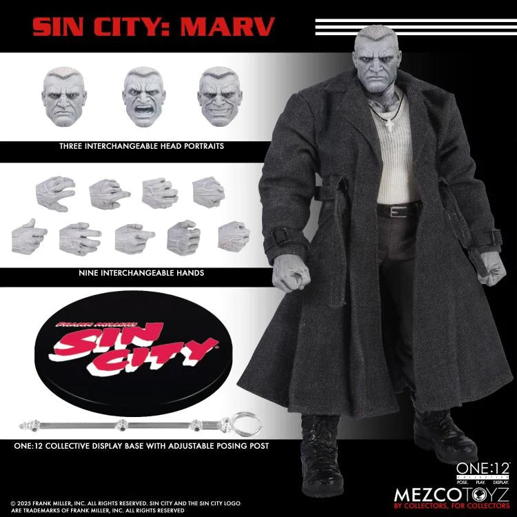 Pre-Order: Sin City One:12 Collective Marv Action Figure