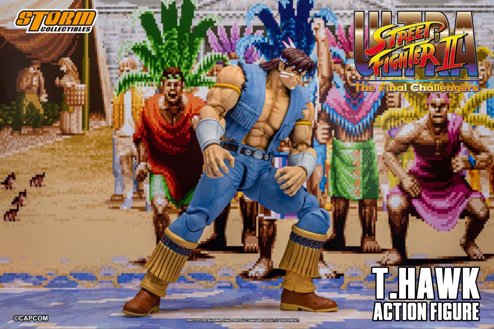 PRE-ORDER - Ultra Street Fighter II: The Final Challengers T. Hawk 1/12 Scale Action Figure