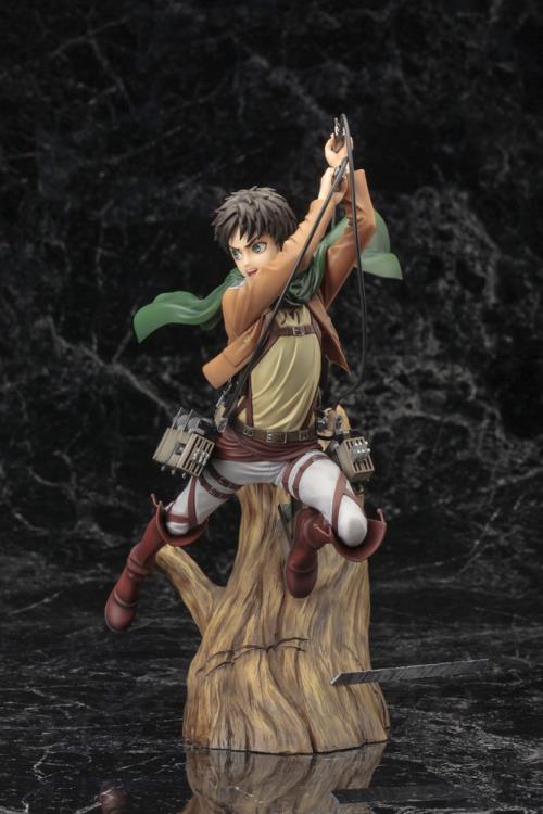 Attack on Titan ArtFX J Eren Yeager Figure (Renewal Package Ver.) 1/8 Scale