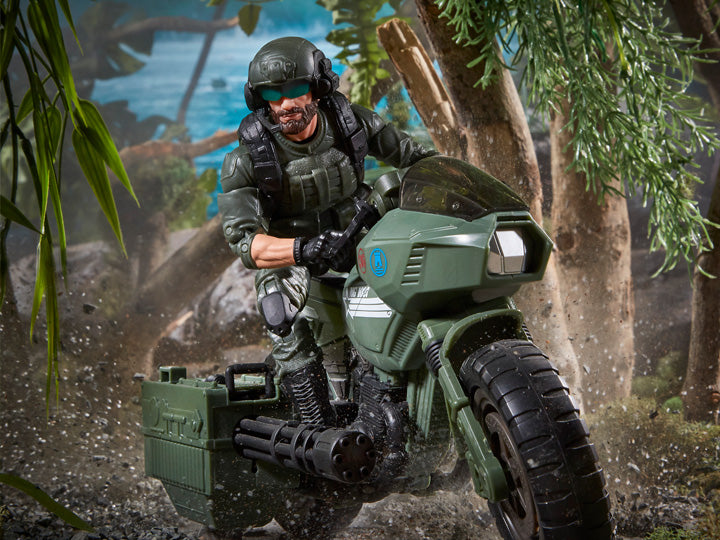 G.I. Joe Classified Series Special Missions: Cobra Island Alvin “Breaker” Kinney Figure with RAM Cycle Exclusive