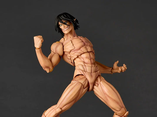 Attack on Titan Amazing Yamaguchi Revoltech NR057 Attack Titan (Eren Yeager) Kaiyodo Exclusive Action Figure w/ Bonus Head