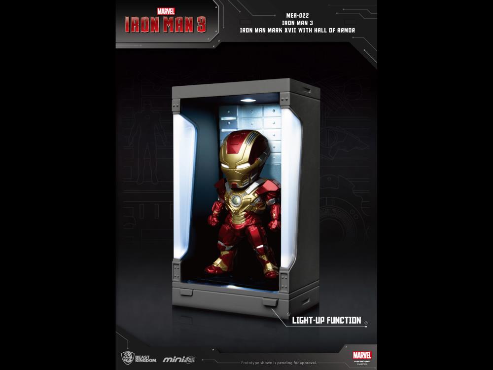 Iron Man 3 Mini Egg Attack MEA-022 Iron Man Mark XVII With Hall of Armor
