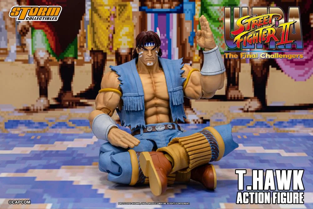 PRE-ORDER - Ultra Street Fighter II: The Final Challengers T. Hawk 1/12 Scale Action Figure